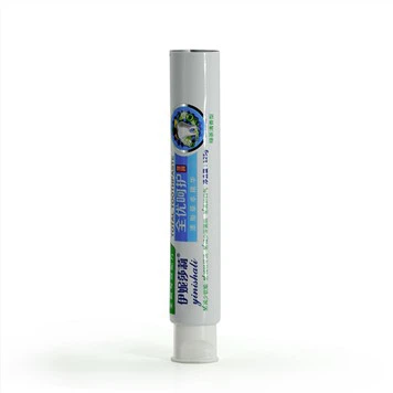 Λευκή μινιμαλιστική οδοντόκρεμα μακιγιάζ